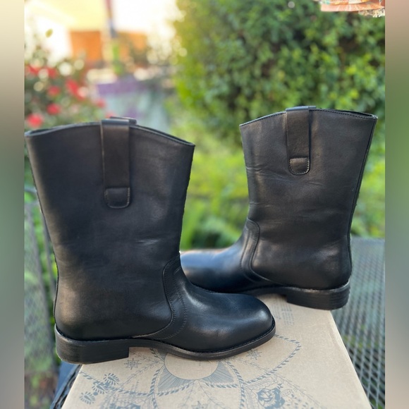 Free People Easton Equestrian Black Leather Womens Size 6.5 (37.5) NEW! - Picture 10 of 10